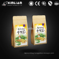Customized Natural Kraft paper bag/ ziplock Kraft paper Stand Up Pouch for coffee,food packaging